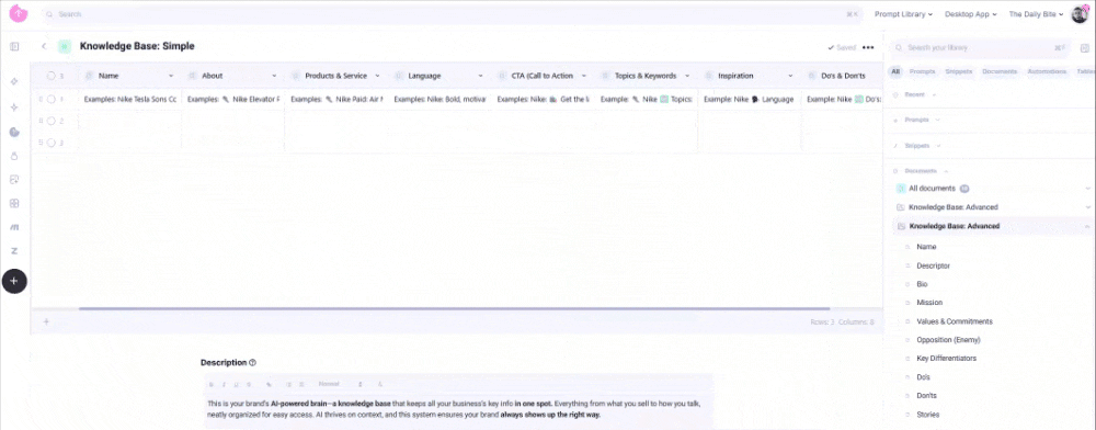 How to get your Knowledge Base ID